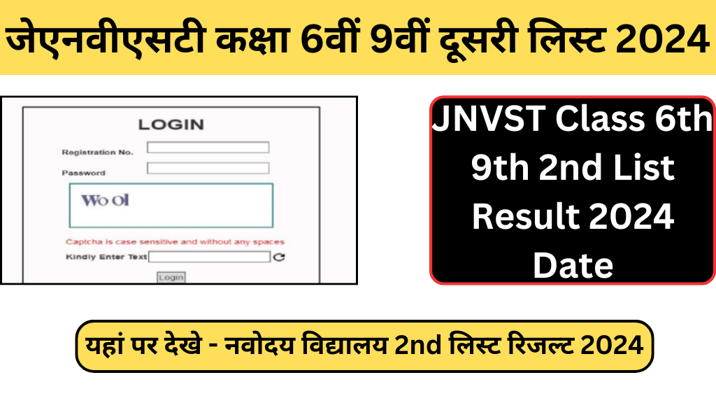 Navodaya Vidyalaya 2nd List Result 2024