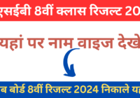 Punjab Board 8th Result 2024