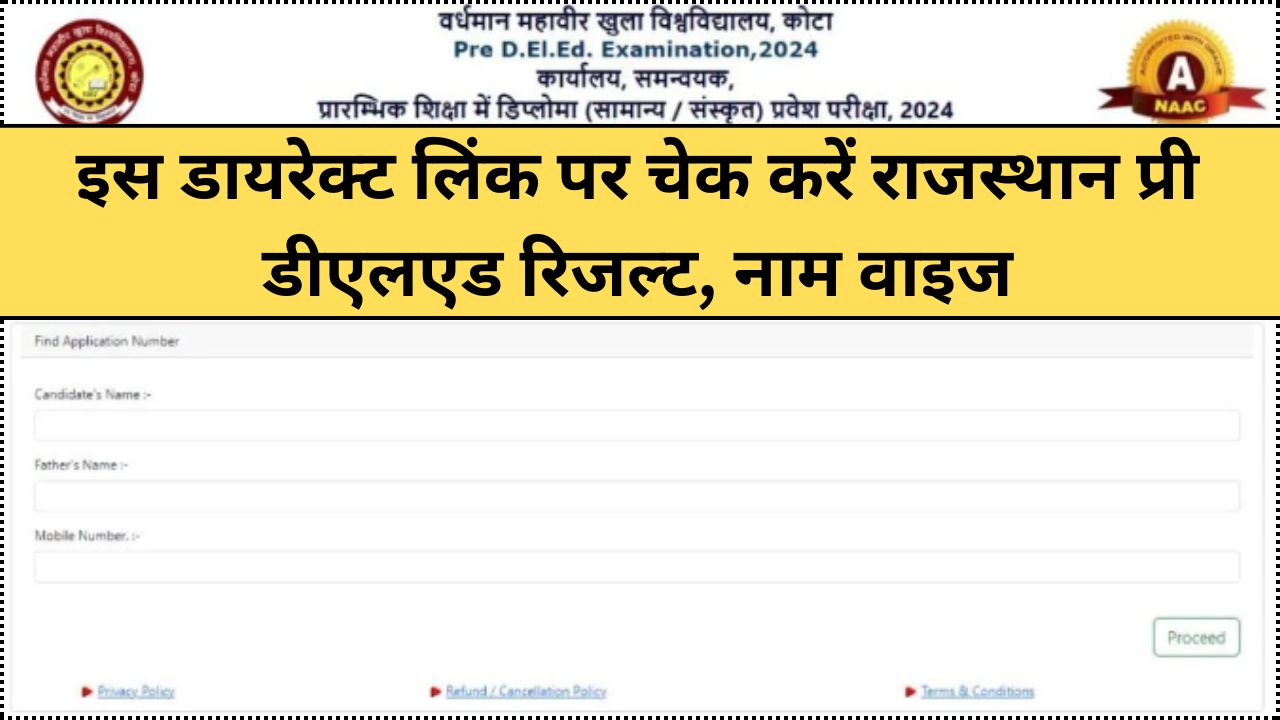 Rajasthan BSTC Result 2024