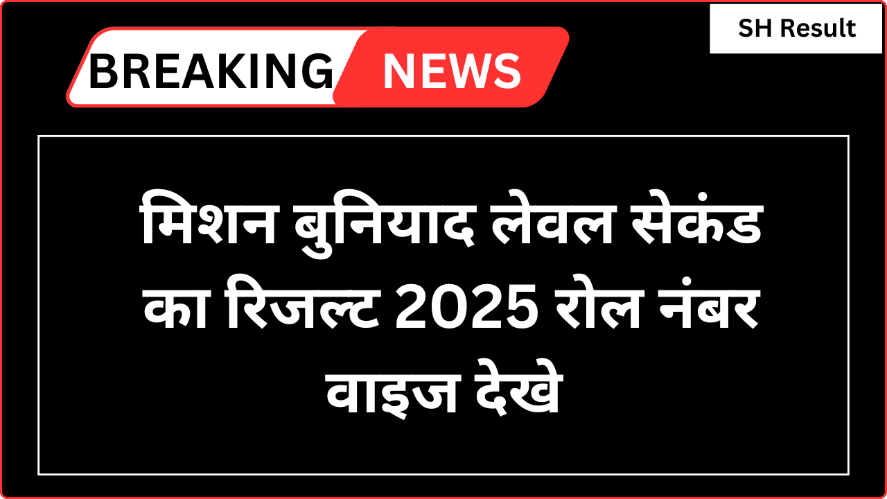 Buniyaad Level 2 Result 2025