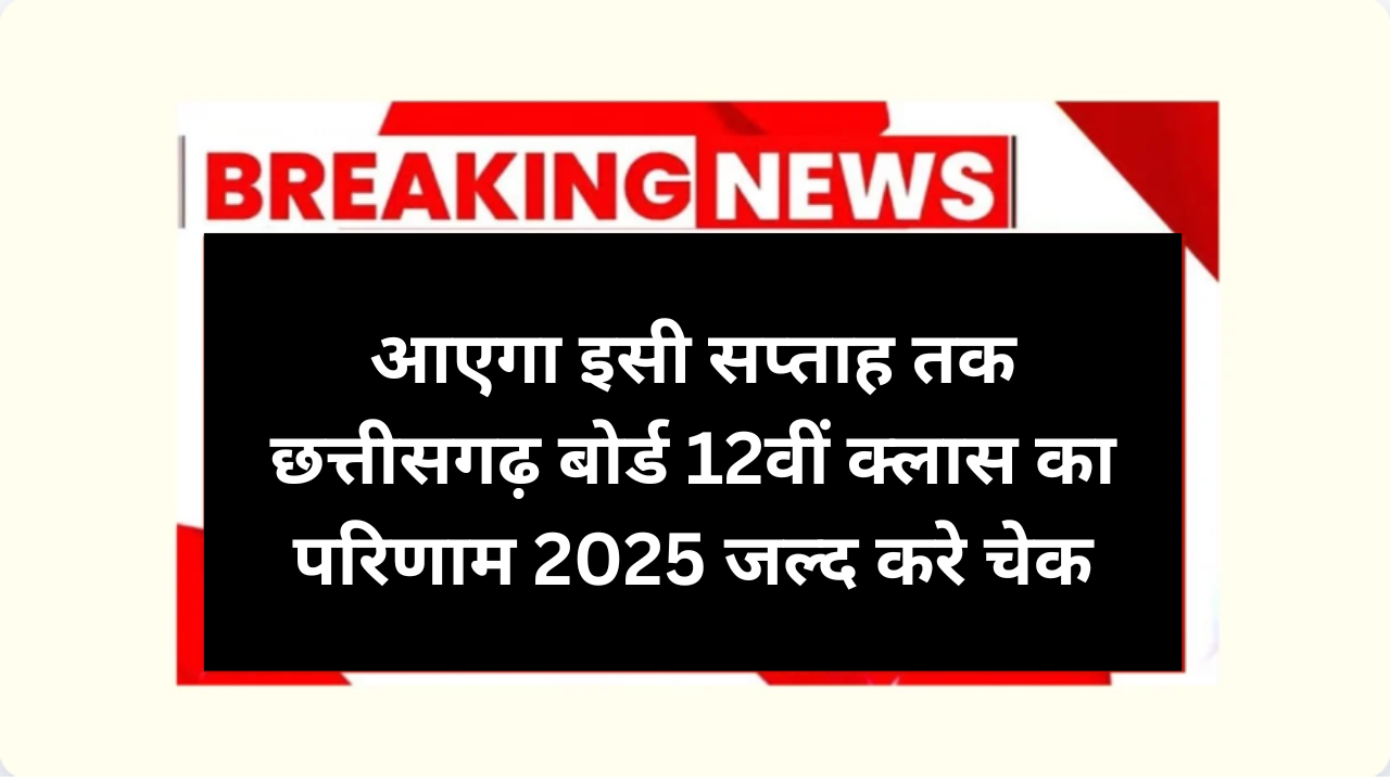 CG Board 12th Result 2025