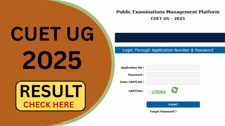 CUET UG Result 2025