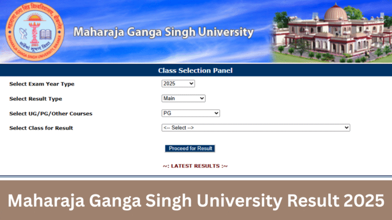 MGSU Result 2025