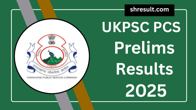 UKPSC PCS Prelims Result 2025