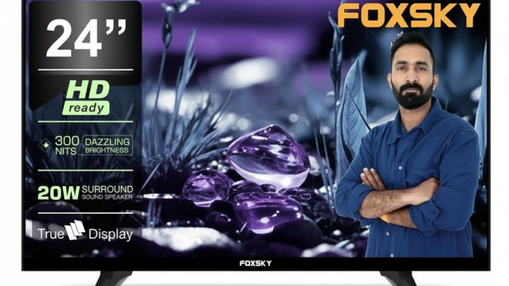 Foxsky 60 cm 24 Inch HD TV Launch